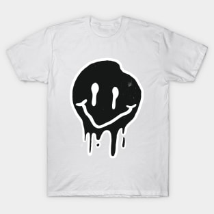 Black Smiley T-Shirt